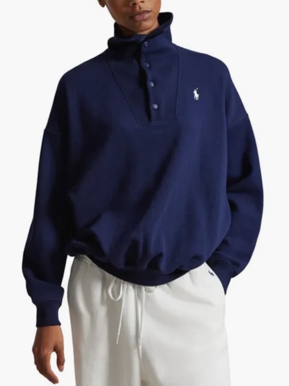 New! Polo Ralph Lauren Team USA Embroidered Graphic Snap Placket Sweatshirt M
